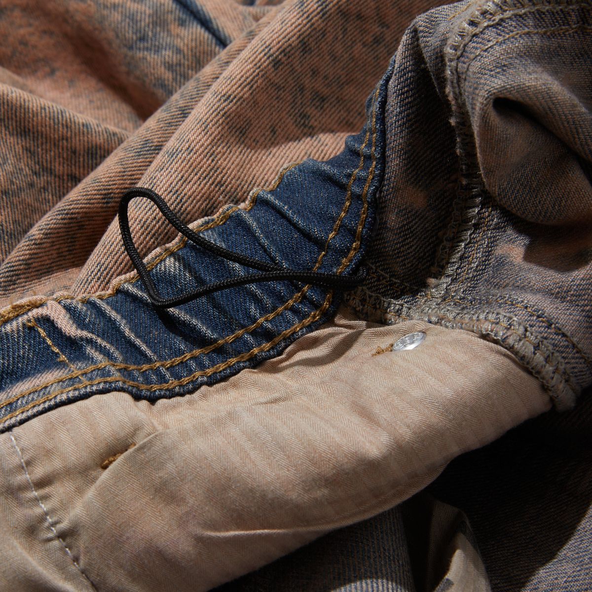 펜필드(PENFIELD) VINTAGE DYEING PIONEER JEAN BROWN PINK_FQ3WP01U
