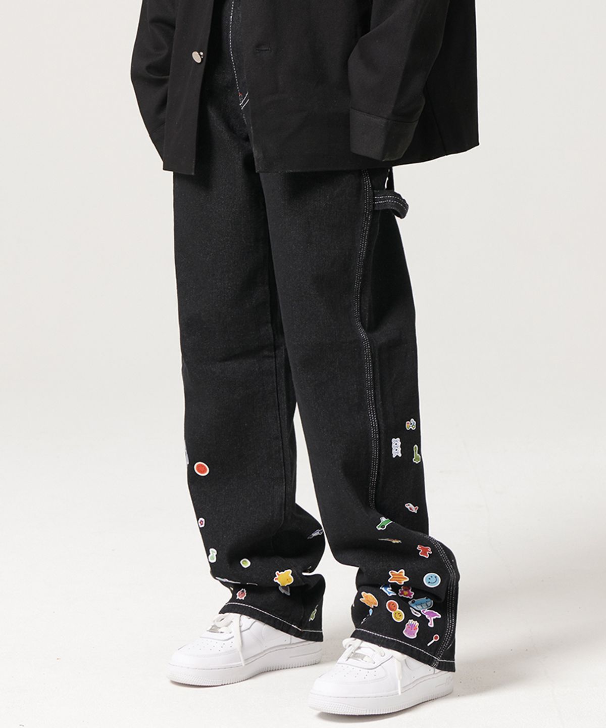 아티스트웨어(ARTISTWEAR) [ATW] 쿨키즈 빅터 와이드 데님팬츠