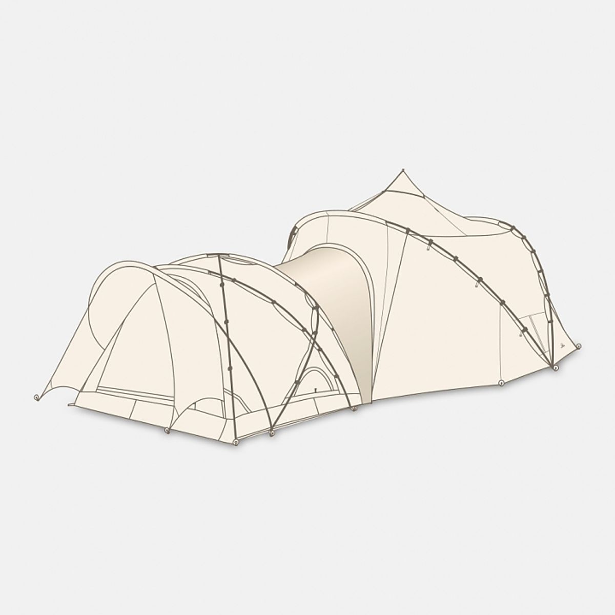 캠핑칸(CAMPINGKAN) 블로우쉘터 커넥터 (마카돔)