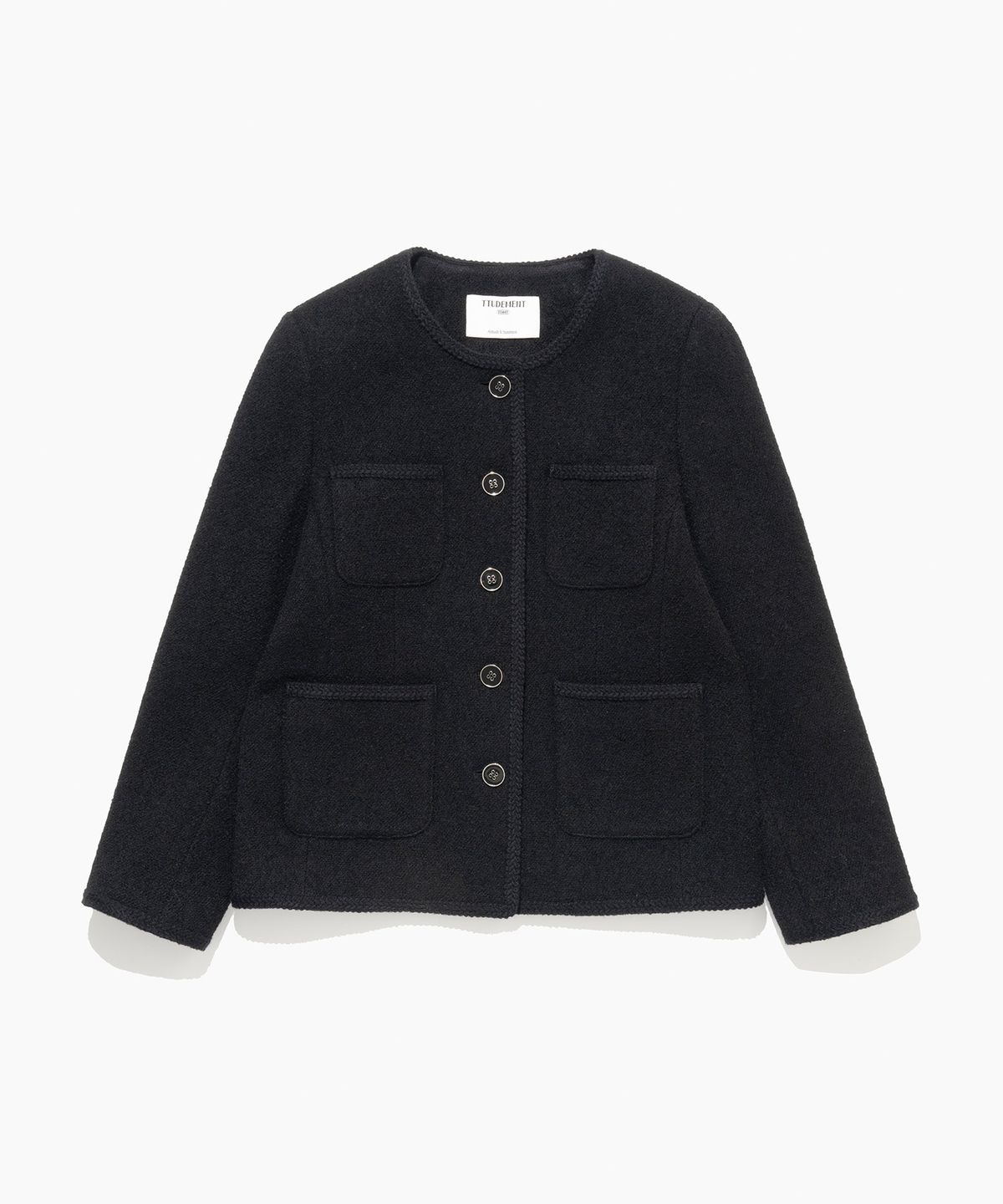 튜드먼트(TTUDEMENT) [2COLORS] BOUCLE TWEED JACKET