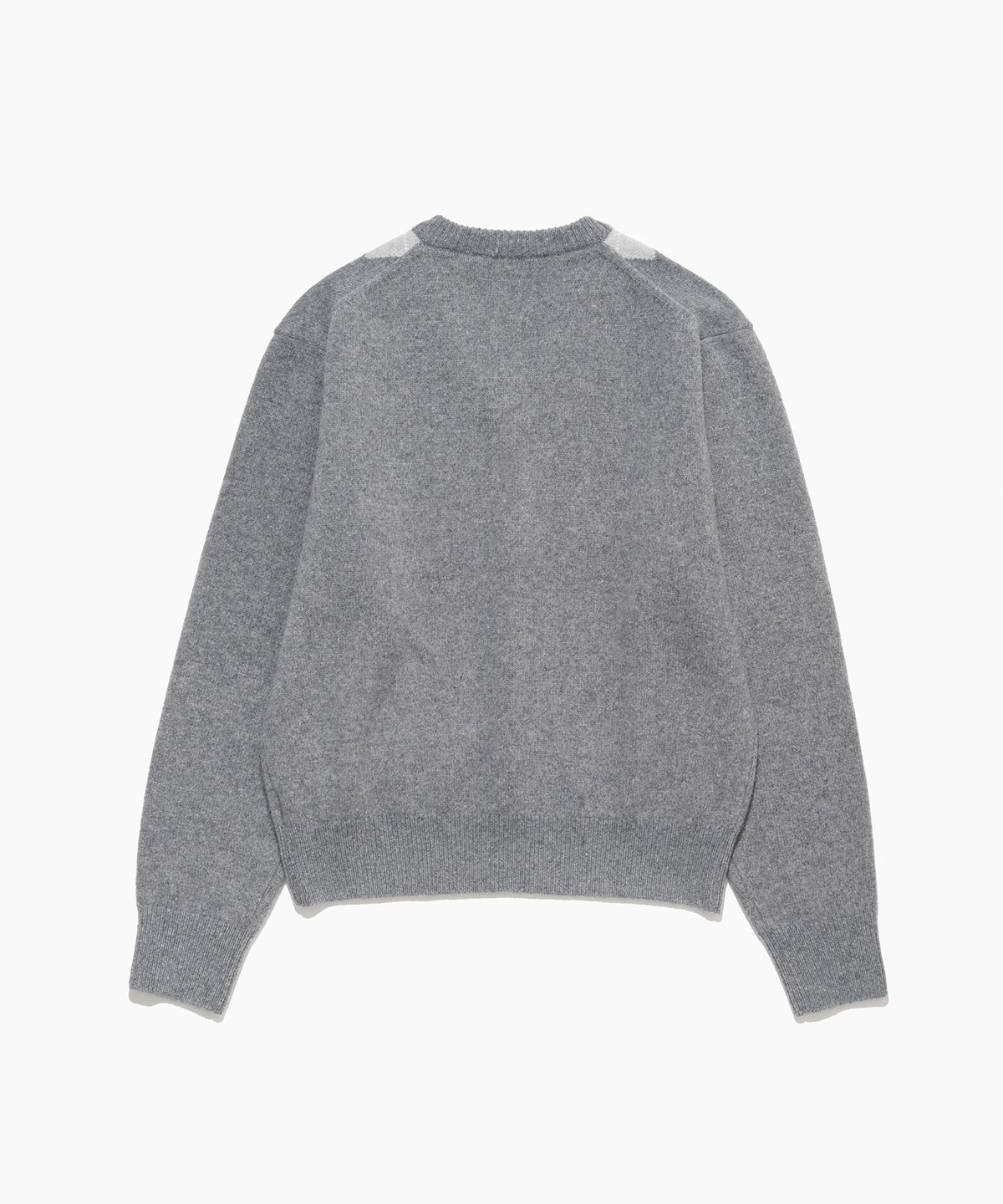 튜드먼트(TTUDEMENT) [3COLORS] ARGYLE WOOL KNIT PULLOVER