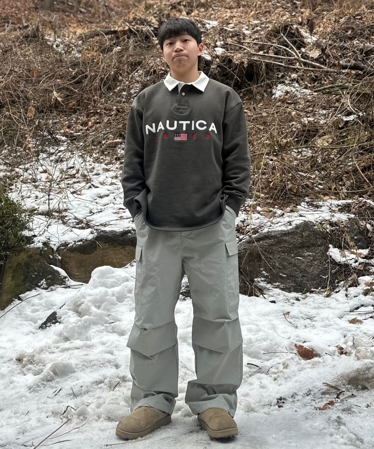 노티카(NAUTICA) 83플래그 폴로 럭비티