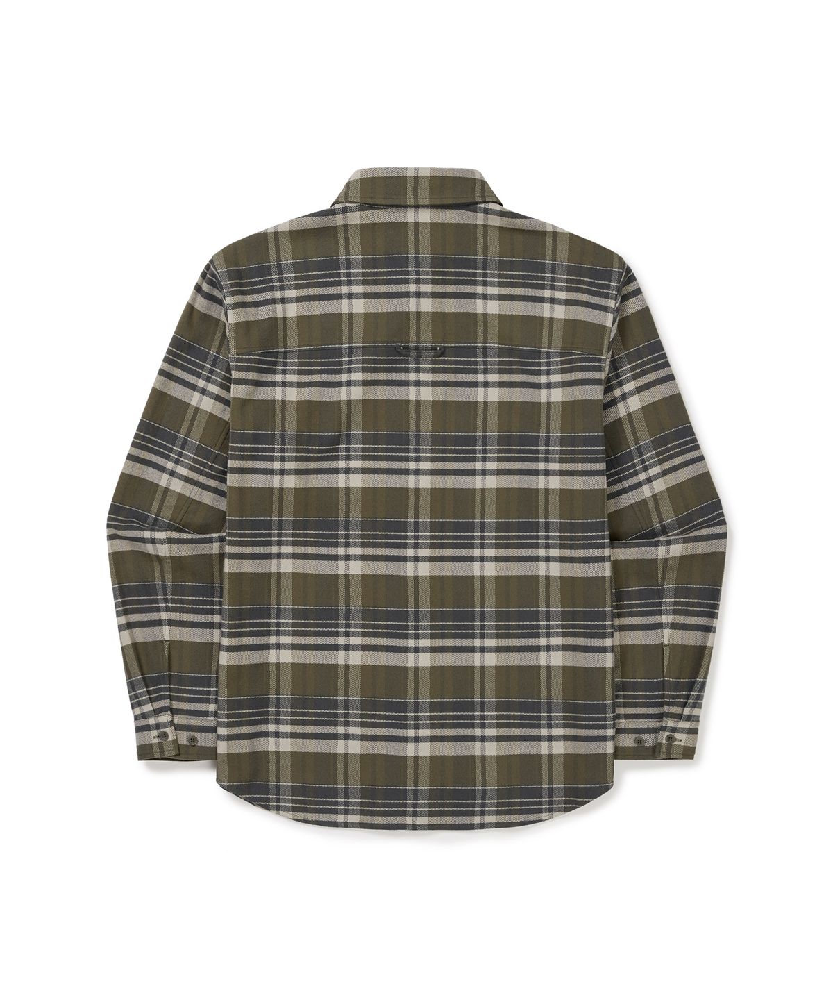 스노우피크 어패럴(SNOWPEAK APPAREL) 리사이클 체크 셔츠 (S24FMFSH02) Olive