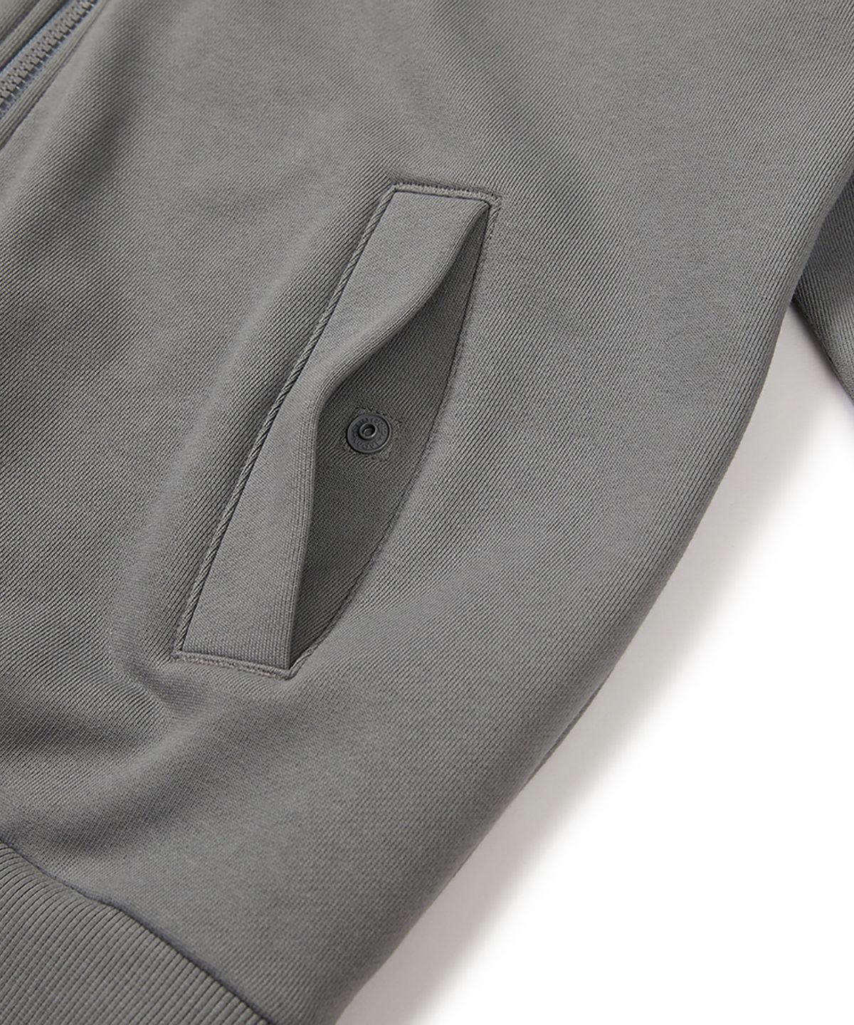 스노우피크 어패럴(SNOWPEAK APPAREL) 우븐 패치 후드 집업 (S24FMFFJ24) Dark Gray