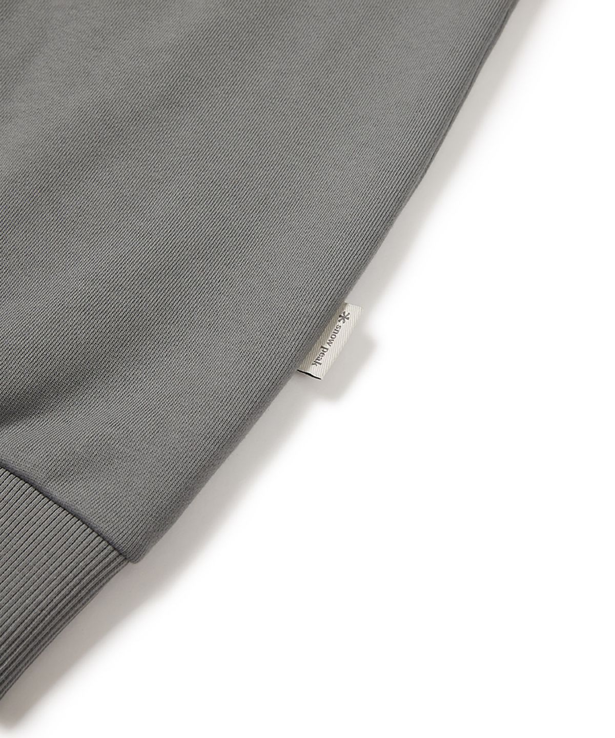 스노우피크 어패럴(SNOWPEAK APPAREL) 우븐 패치 후드 집업 (S24FMFFJ24) Dark Gray