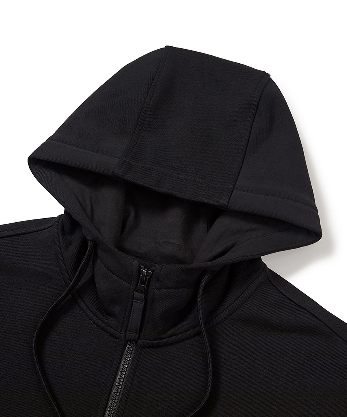 스노우피크 어패럴(SNOWPEAK APPAREL) 우븐 패치 후드 집업 (S24FMFFJ24) Black