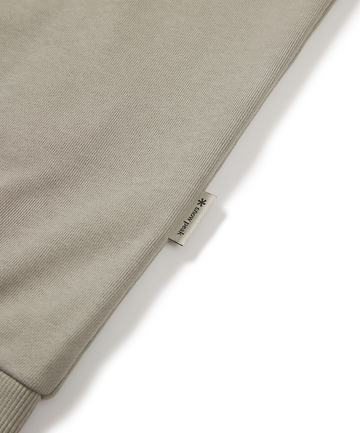 스노우피크 어패럴(SNOWPEAK APPAREL) 우븐 패치 후드 티셔츠 (S24FMFHD24) Fog Gray