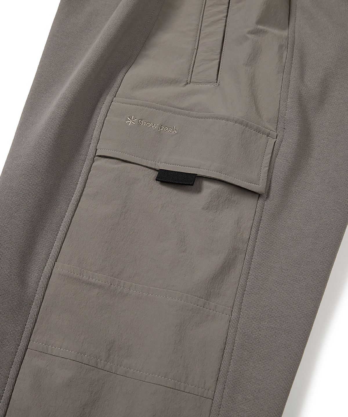 스노우피크 어패럴(SNOWPEAK APPAREL) 우븐 믹스 조거 팬츠 (S24FMFFP24) Dark Khaki
