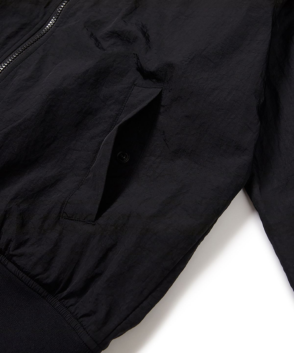 스노우피크 어패럴(SNOWPEAK APPAREL) 우븐 패치 봄버 자켓 (S24FMTWB36) Black