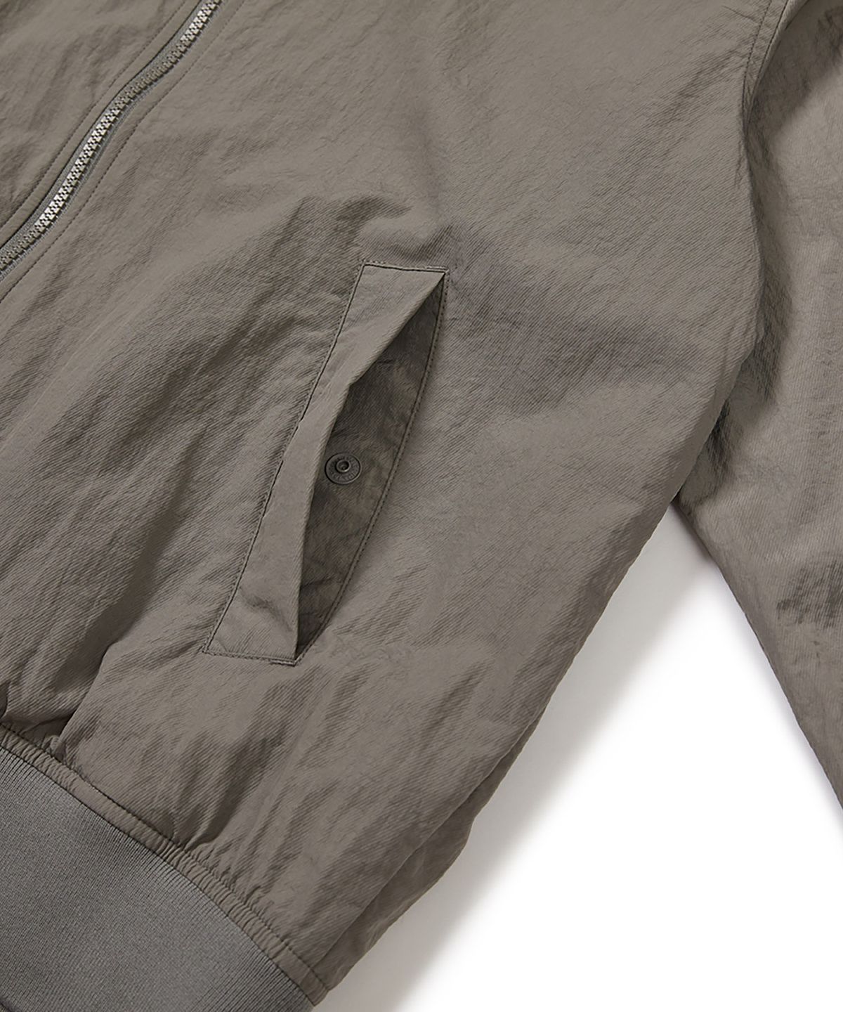 스노우피크 어패럴(SNOWPEAK APPAREL) 우븐 패치 봄버 자켓 (S24FMTWB36) Dark Khaki