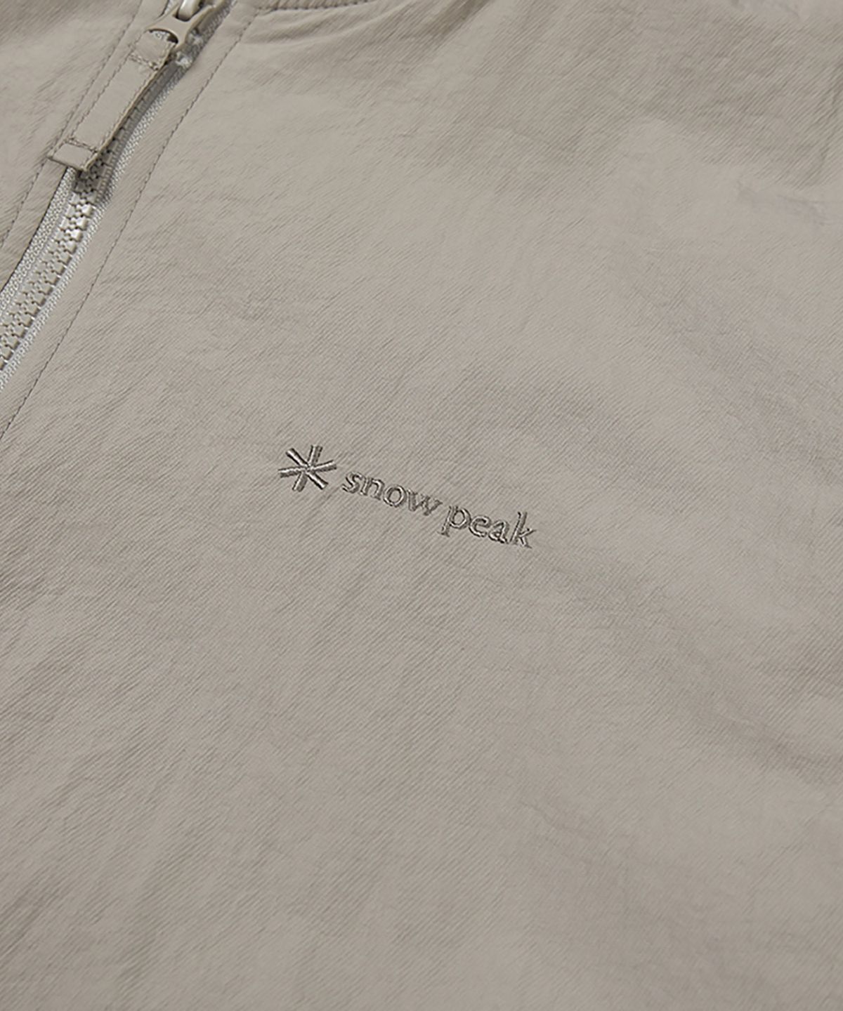 스노우피크 어패럴(SNOWPEAK APPAREL) 우븐 패치 봄버 자켓 (S24FMTWB36) Fog Gray
