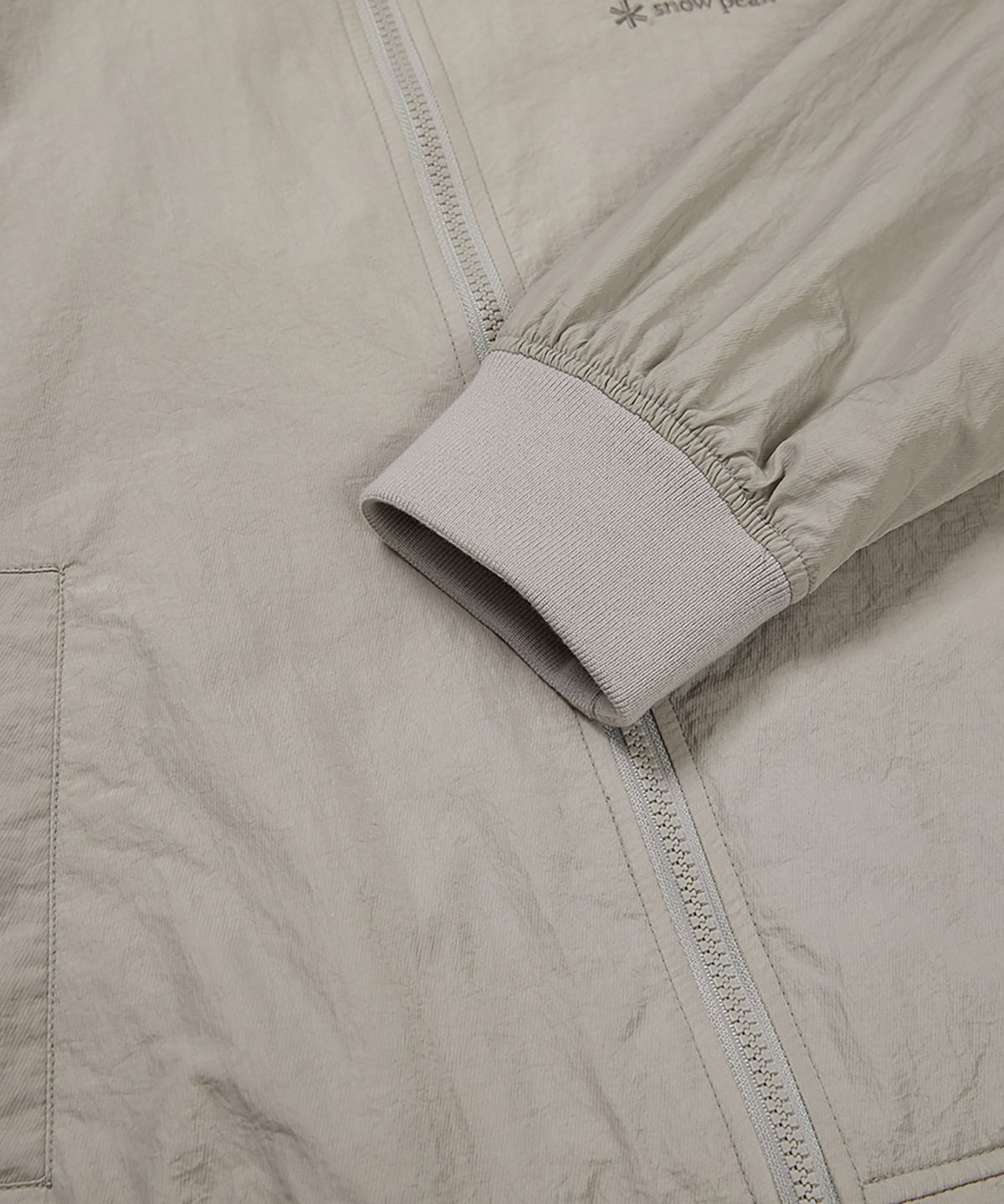 스노우피크 어패럴(SNOWPEAK APPAREL) 우븐 패치 봄버 자켓 (S24FMTWB36) Fog Gray