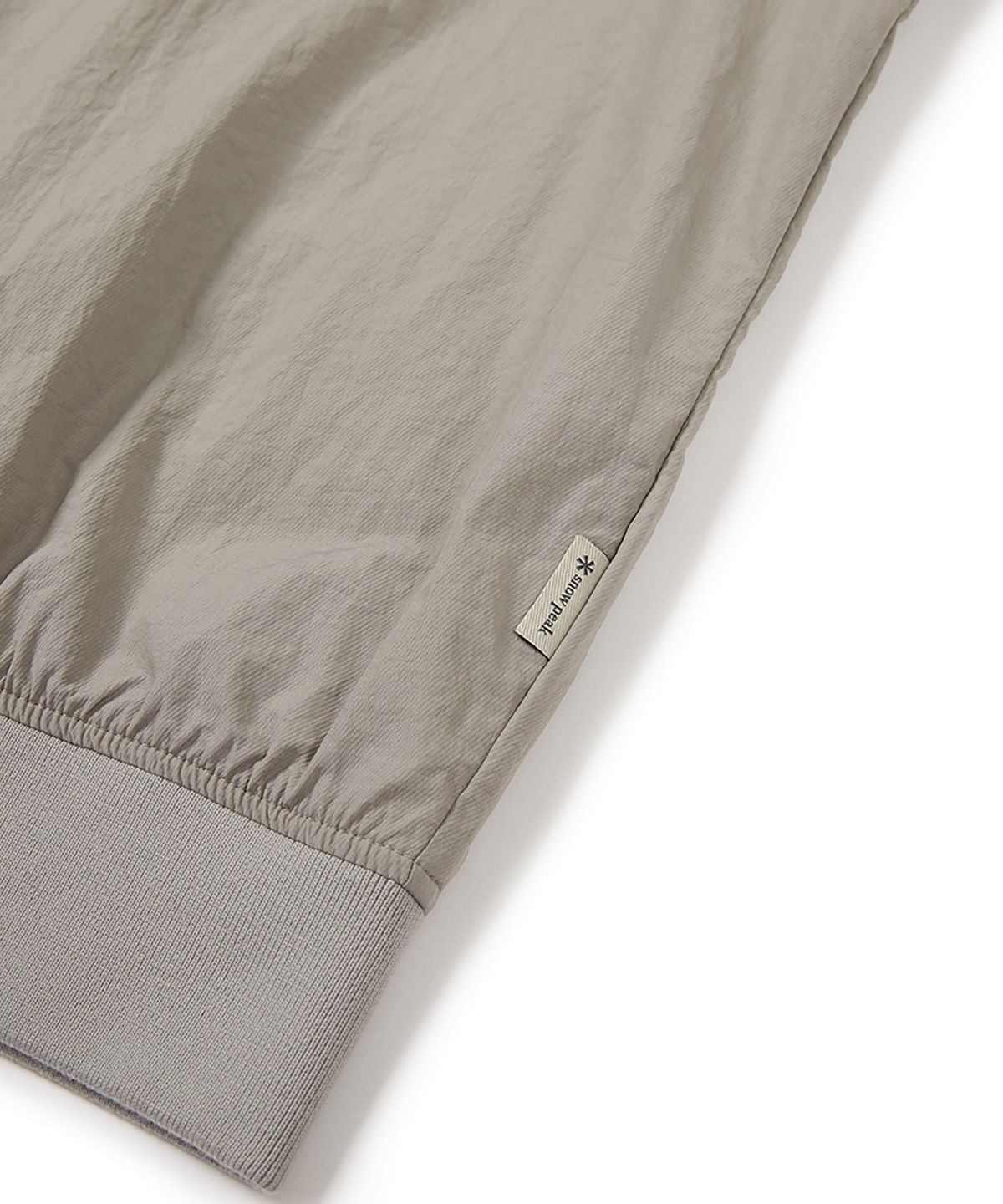 스노우피크 어패럴(SNOWPEAK APPAREL) 우븐 패치 봄버 자켓 (S24FMTWB36) Fog Gray