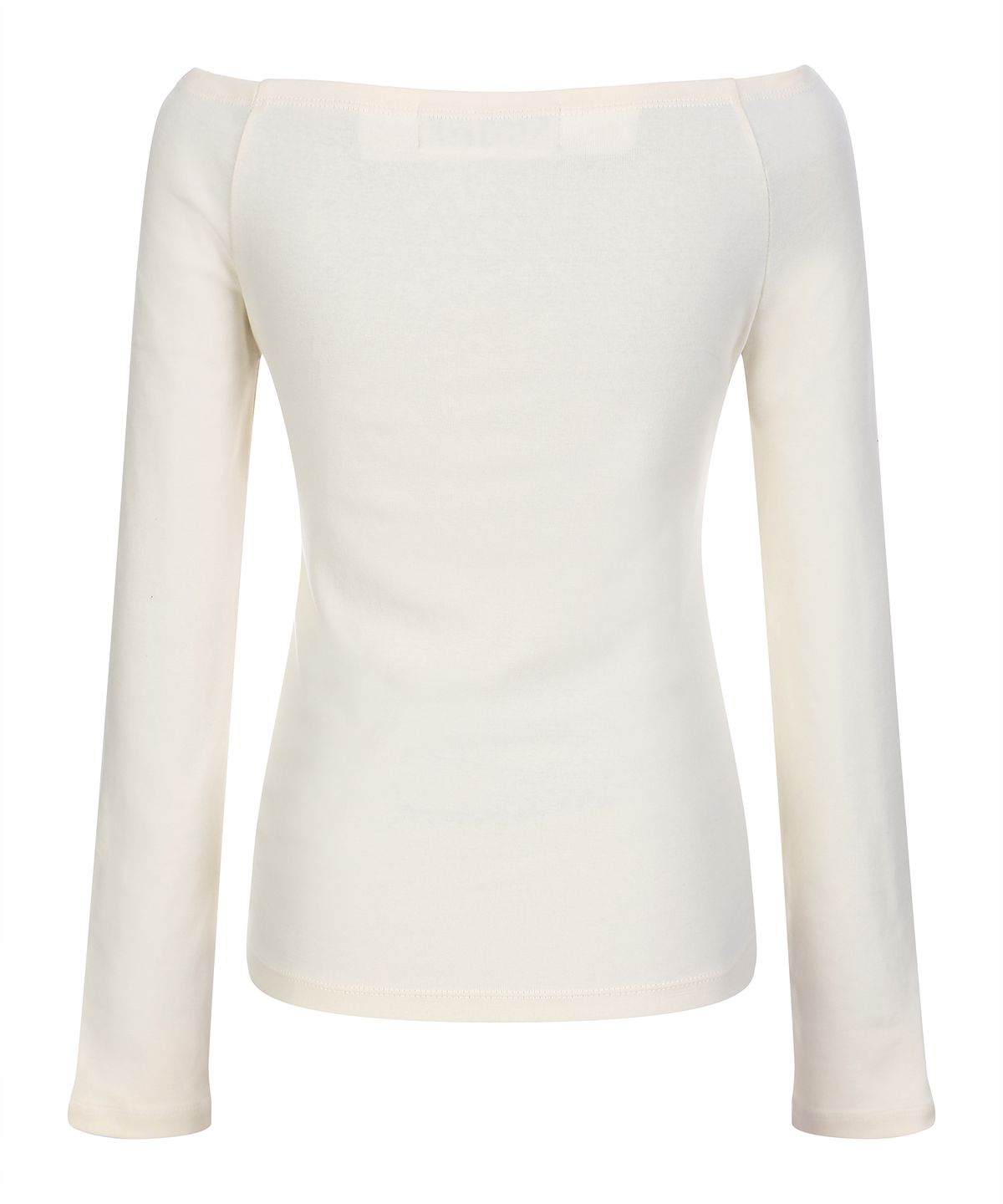 라라폭스(LALAFOX) OFF-SHOULDER PRINTING T-SHIRT 오프숄더 티셔츠 CREAM BQ4CL004