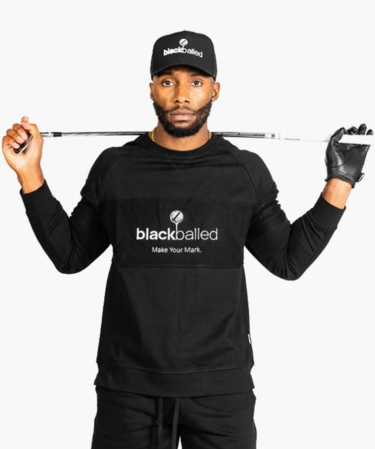 블랙볼드(BLACKBALLED) bbg 스웻 티셔츠 BLACK
