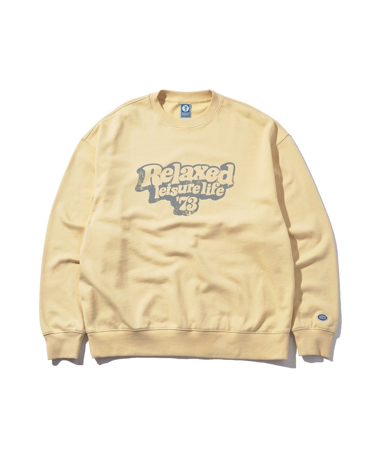 디스커스 애슬레틱(DISCUS ATHLETIC) [3COLORS] 오버 핏 릴렉스 로고 스웨트 셔츠