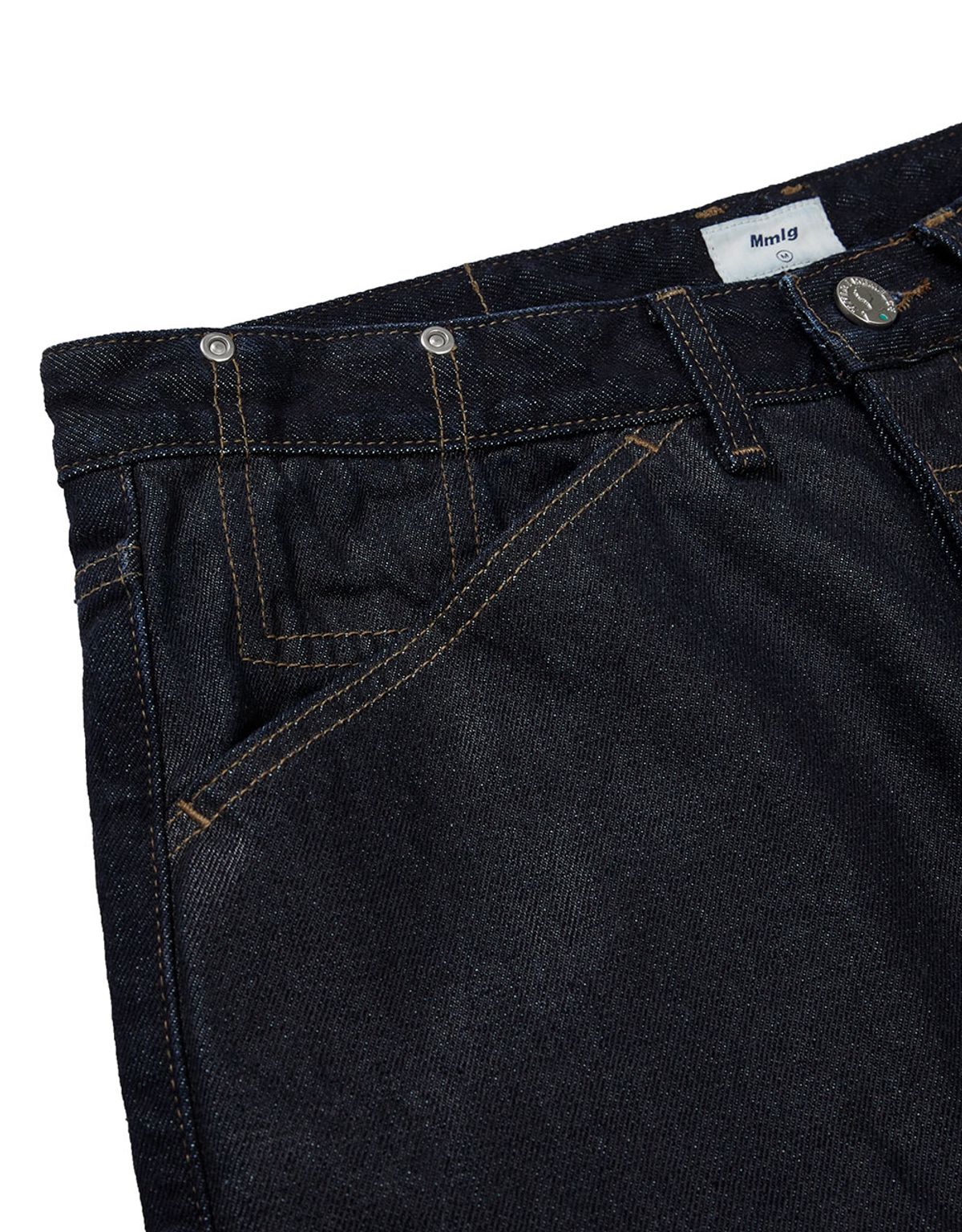 엠엠엘지(MMLG) [Mmlg] MM COATED DENIM PANTS (INDIGO)