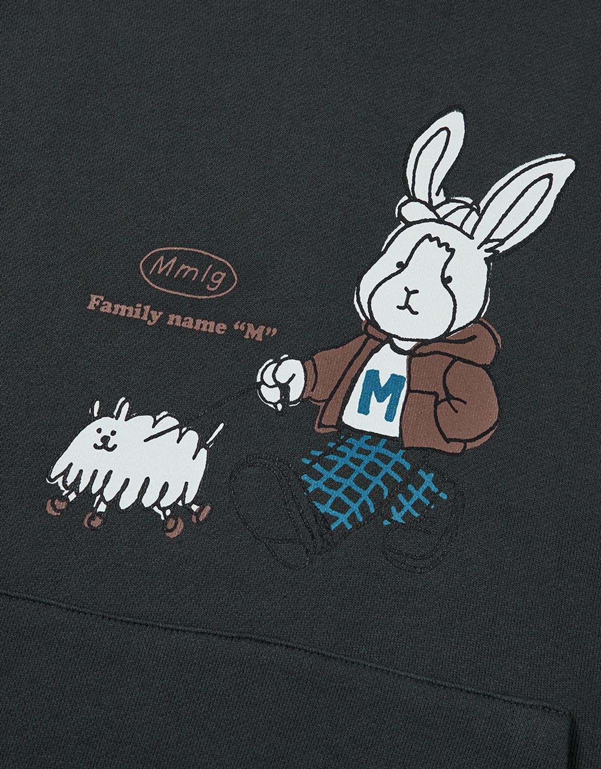 엠엠엘지(MMLG) [Mmlg] MELGE WALK HOODIE (SQUID BLACK)