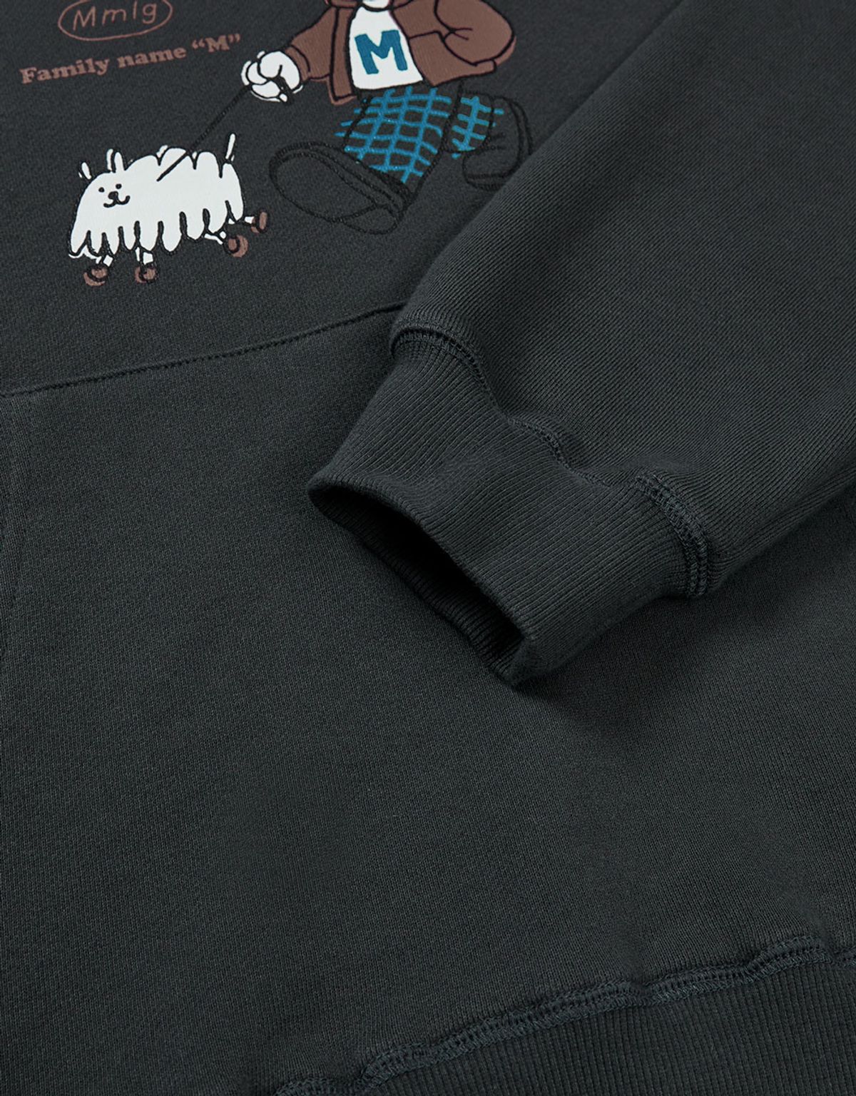 엠엠엘지(MMLG) [Mmlg] MELGE WALK HOODIE (SQUID BLACK)