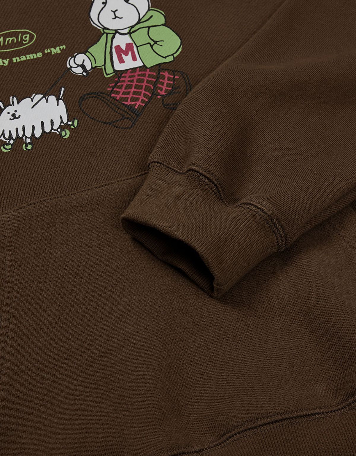 엠엠엘지(MMLG) [Mmlg] MELGE WALK HOODIE (AMBER BROWN)