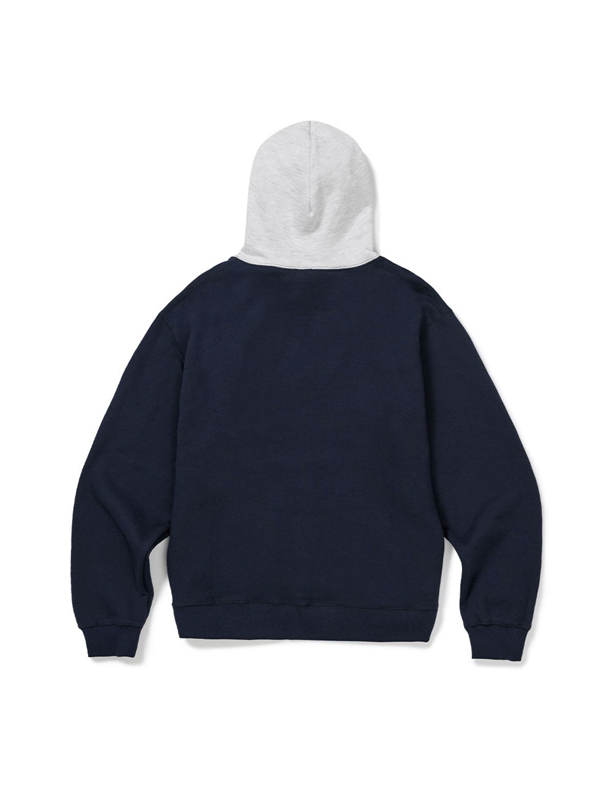 엠엠엘지(MMLG) [Mmlg] RABEL PLAY HOODIE (AUTHENTIC NAVY / ASH GREY)