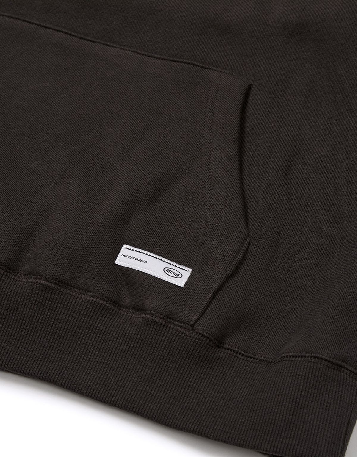 엠엠엘지(MMLG) [Mmlg] RABEL PLAY HOODIE (WOODY BROWN / NATURAL SOAP)