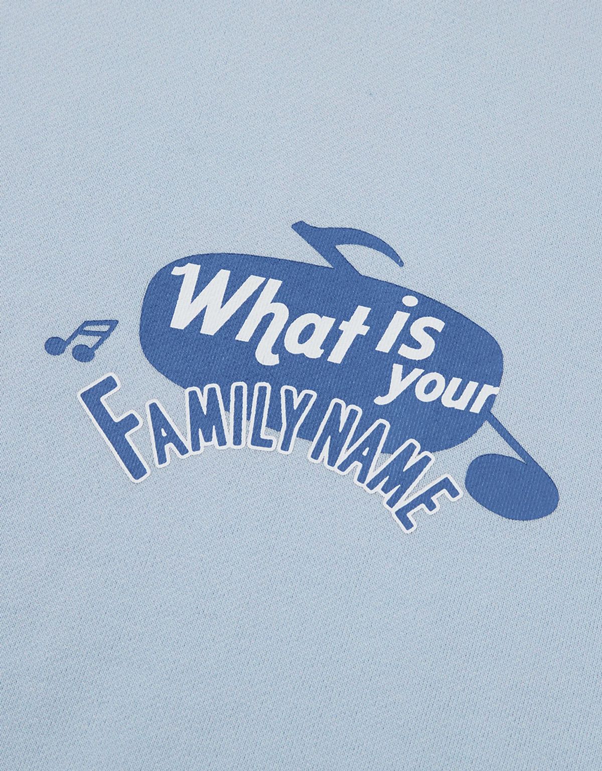엠엠엘지(MMLG) [Mmlg] FAMILY NAME SWEAT (ICE BLUE)