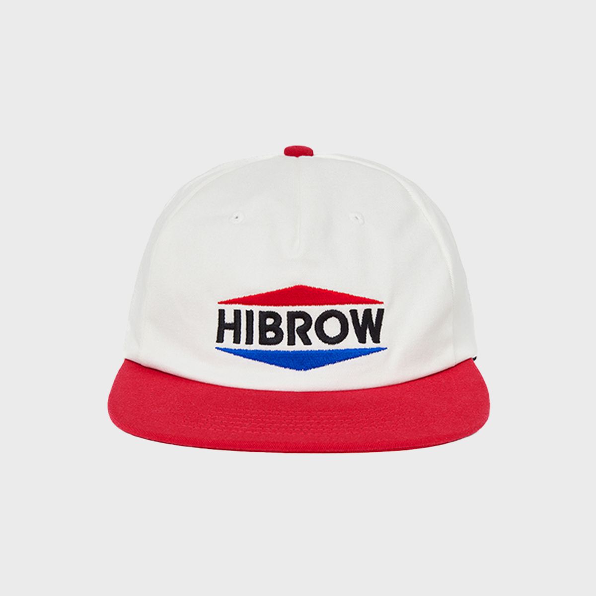 하이브로우(HIBROW) R/B 3패널 캡 : 레드