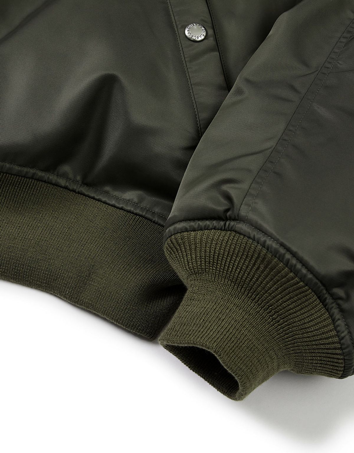 엠엠엘지(MMLG) [Mmlg] FAMILY NAME FLIGHT JACKET (OLIVE)