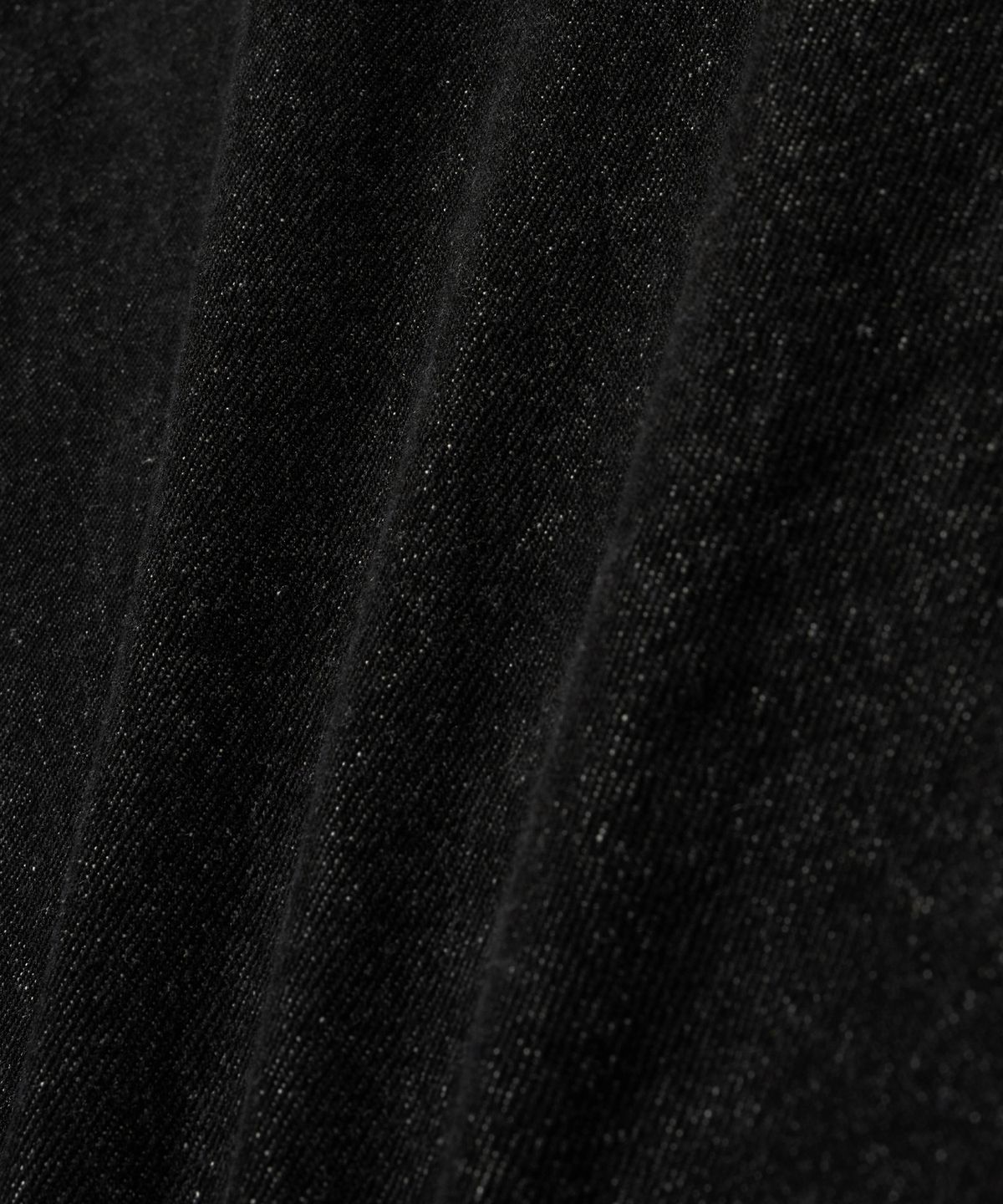 브라운브레스(BROWNBREATH) SPEAKER STRAIGHT PATCH JEAN - BLACK
