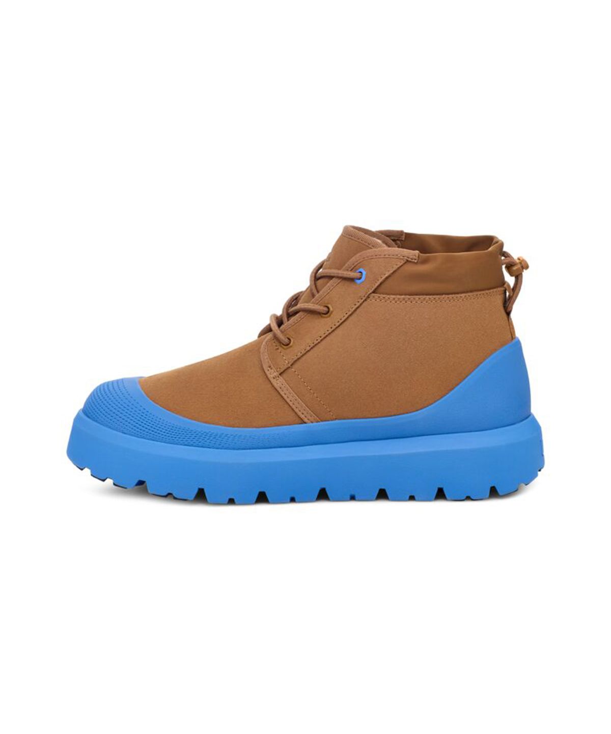 어그(UGG) [MEN] 스웨이드 로고 엠보싱 미니 부츠 (뉴멜 웨더 하이브리드) - 체스넛/빅스카이 / 1143991CBG