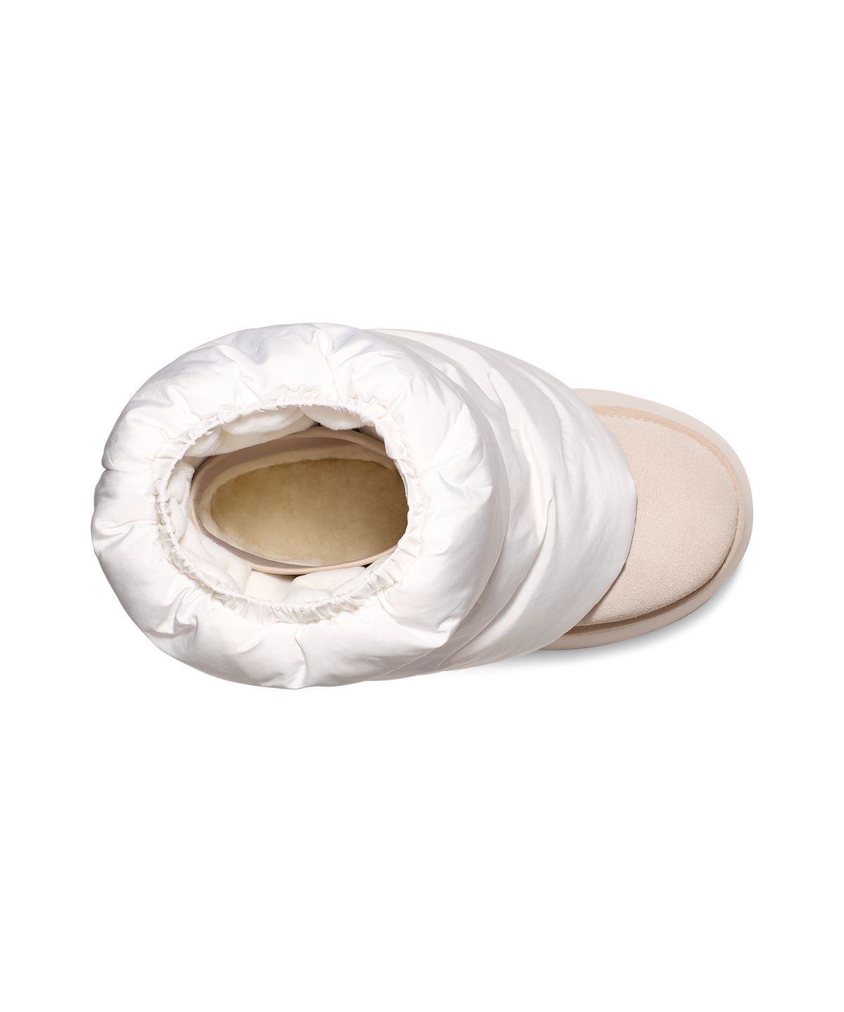 어그(UGG) [WOMEN] 리버시블 레그워머 플랫폼 미니부츠 (클래식 미니 디퍼 푸퍼) - 화이트/세라믹 / 1158275WCRM