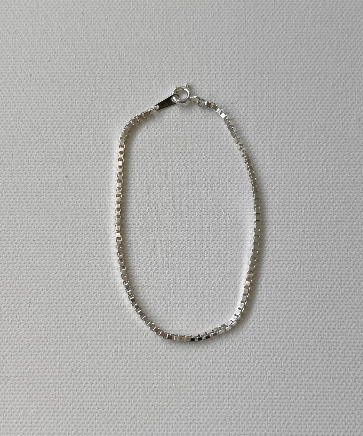 티에드(TIEDE) Silky Box Chain bracelet