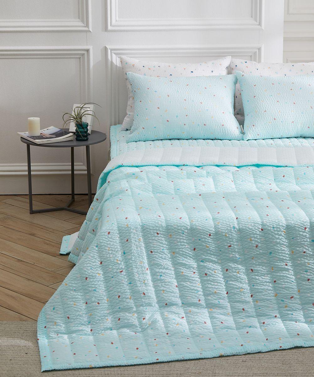 샤이닝홈(SHININGHOME) 시원한 더블리 썸띵 리플 누비 여름이불/세트 SS/Q 모음 2컬러 이불베개세트 이불패드세트 - 후기 |  무신사