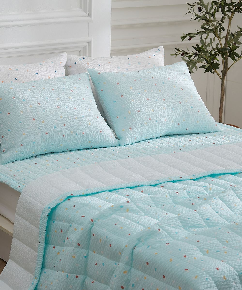 샤이닝홈(SHININGHOME) 시원한 더블리 썸띵 리플 누비 여름이불/세트 SS/Q 모음 2컬러 이불베개세트 이불패드세트 - 후기 |  무신사