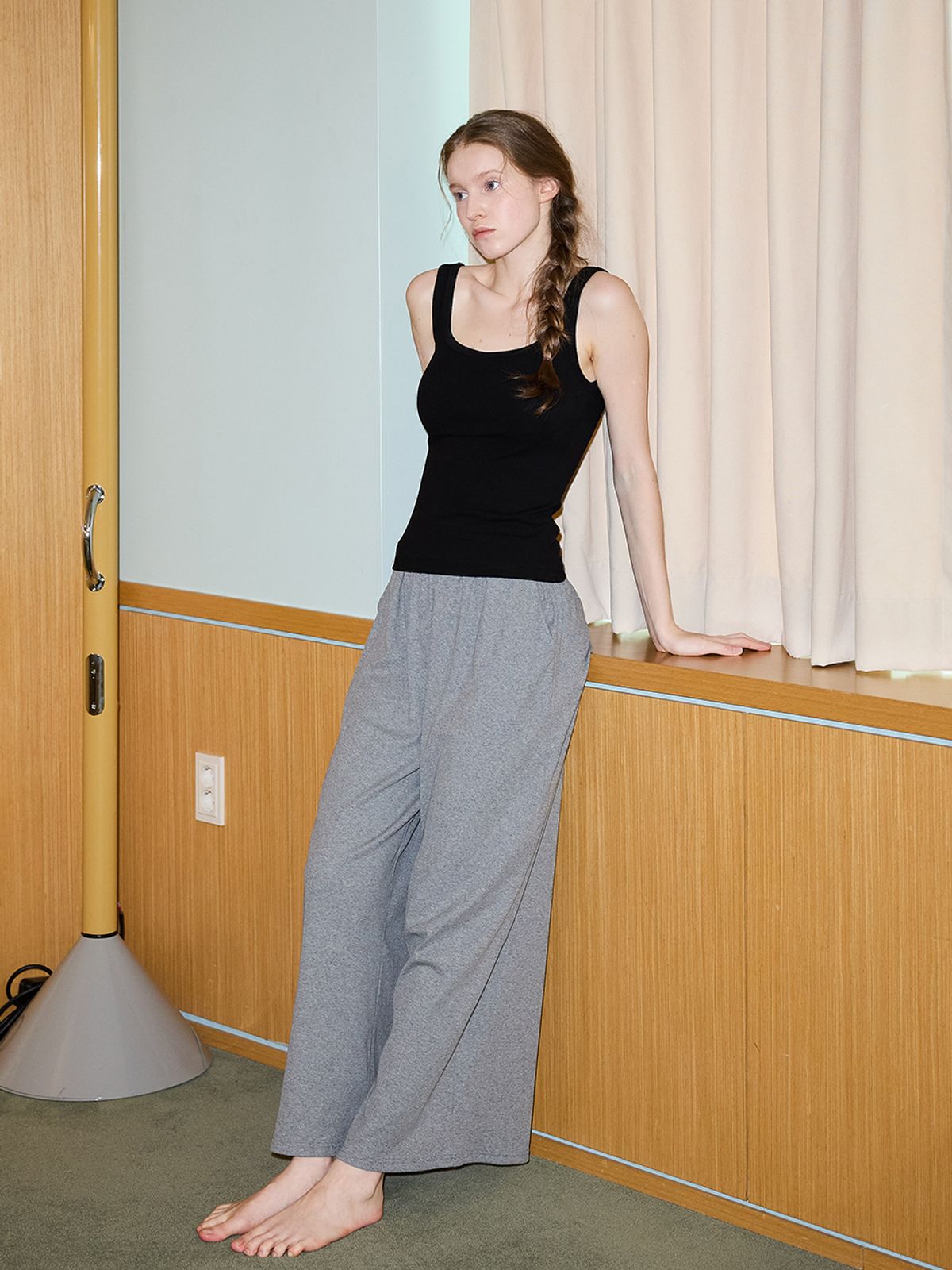 멜라니조이(MELANIE JOY) MJ_Loose fit tank top_4color
