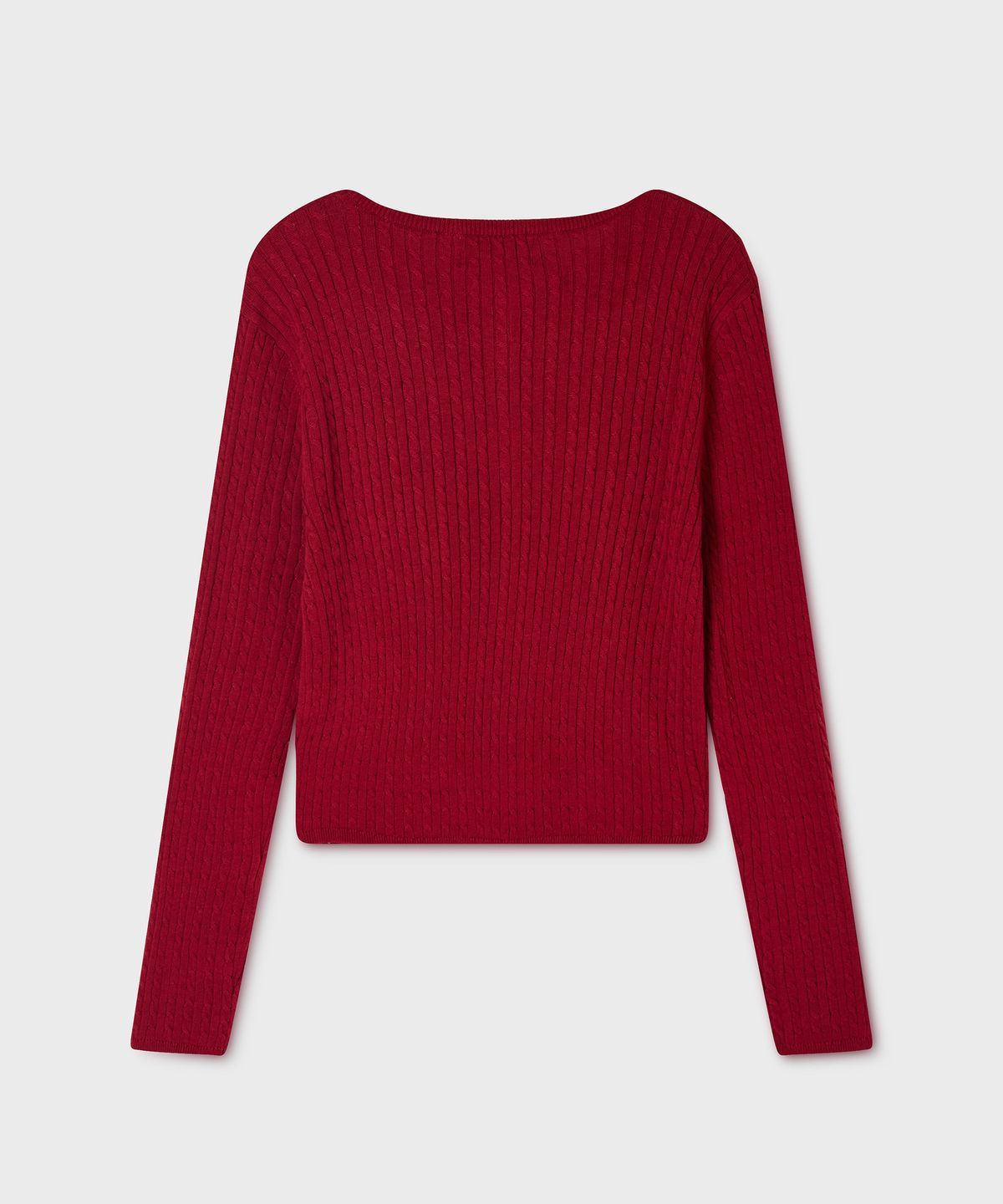 후아유(WHO.A.U) High Gauge Cotton Cable Cardigan / WHCKG4821F