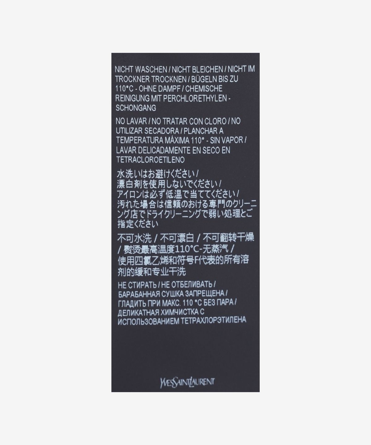 생로랑(SAINT LAURENT) 크롭 터틀넥 니트 - 블랙 / 802477Y76UX1000