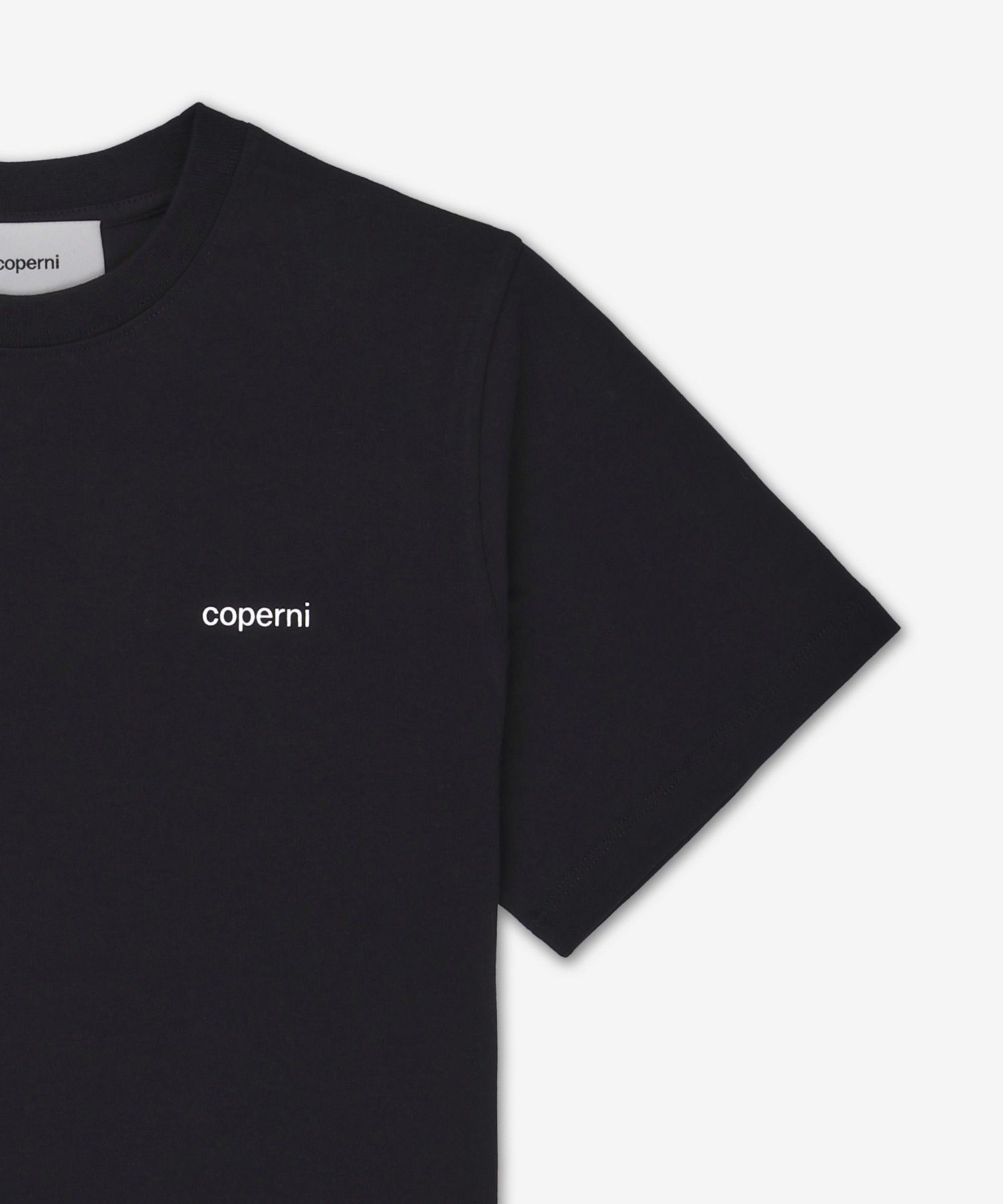 Tシャツ・カットソー COPERNI Men T-shirt Black COPJS03504MEN BLACK Logo T-shirt Coperni - Women – myCompañero