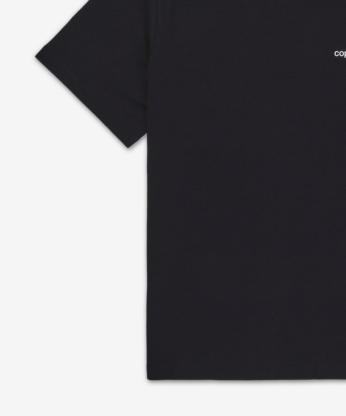 코페르니(COPERNI) 로고 박시핏 반소매 티셔츠 - 블랙 / COPJS03504BLK