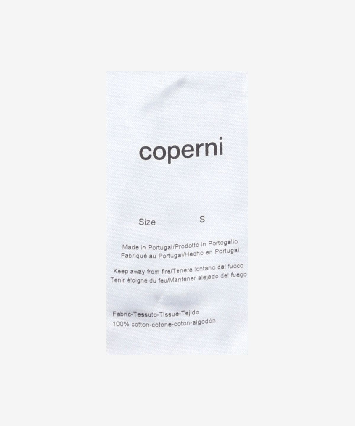 코페르니(COPERNI) 로고 박시핏 반소매 티셔츠 - 블랙 / COPJS03504BLK