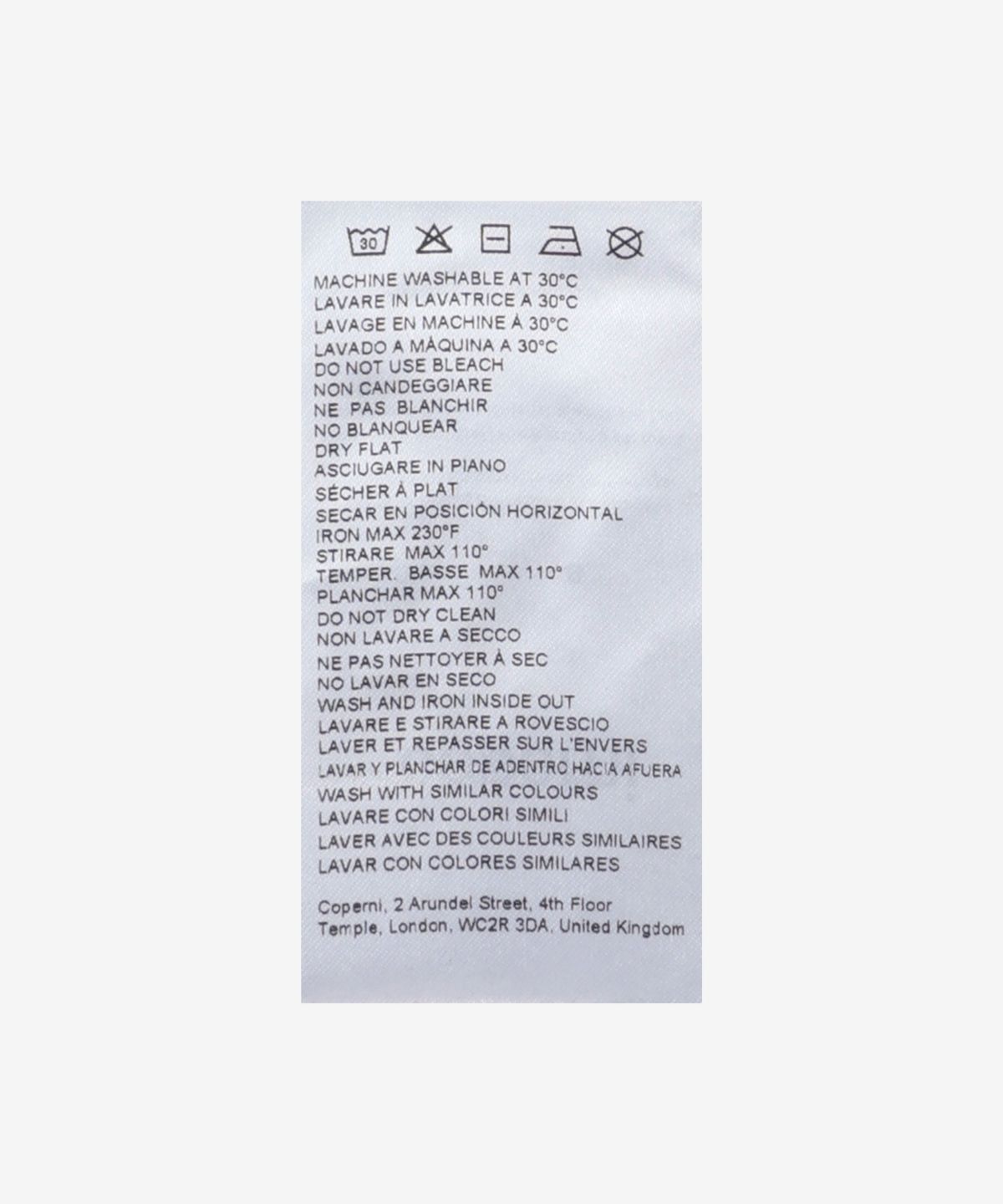 코페르니(COPERNI) 로고 박시핏 반소매 티셔츠 - 블랙 / COPJS03504BLK