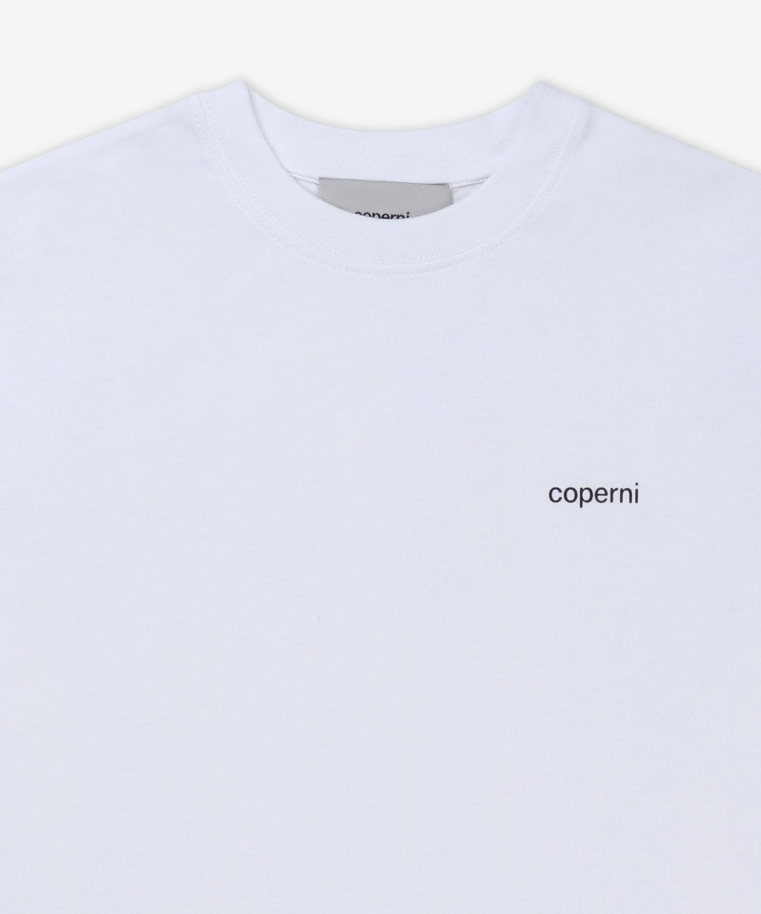 MUSINSA | COPERNI Logo Boxy Fit Short Sleeve T-Shirt - White