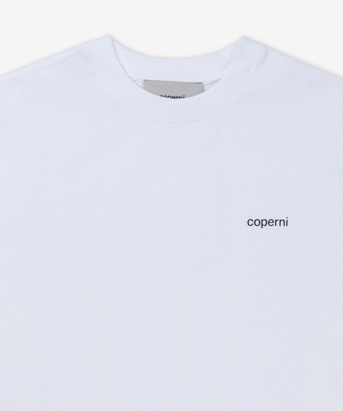 코페르니(COPERNI) 로고 박시핏 반소매 티셔츠 - 화이트 / COPJS03504WHITE