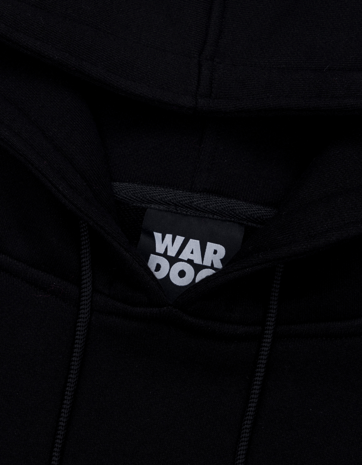 워독(WARDOG) 로고 패치 후디 블랙
