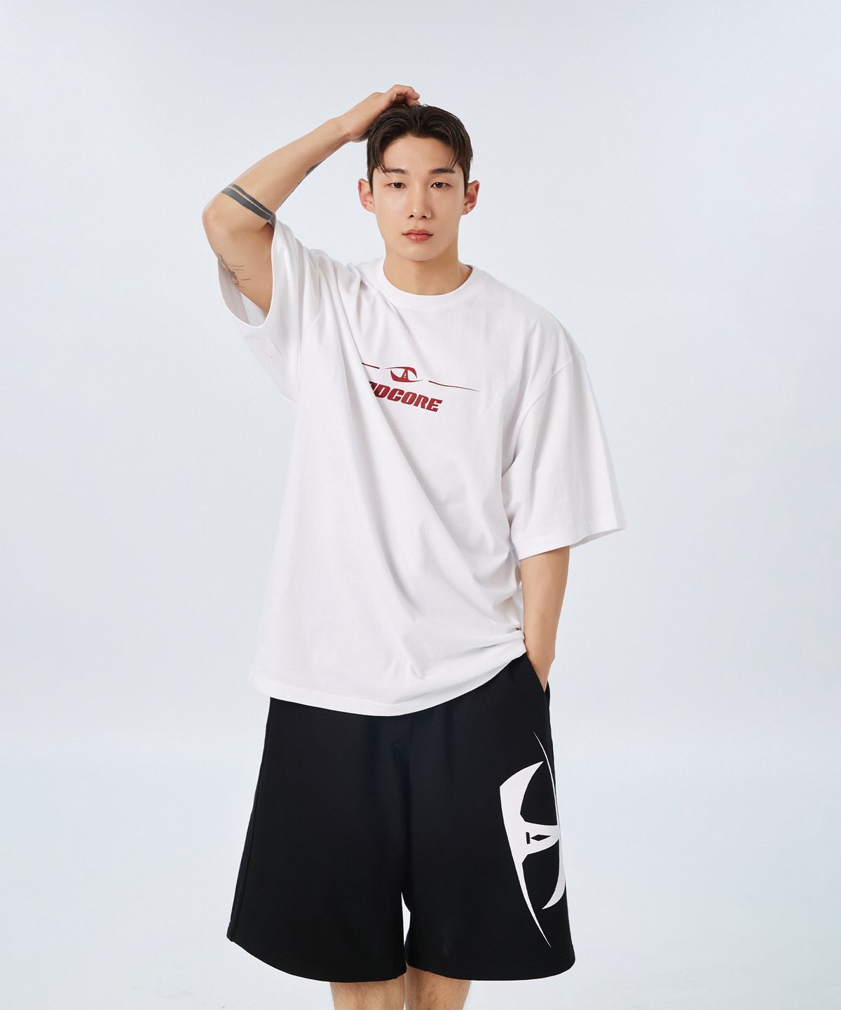 어드코어(ADCORE) adcore racer T-shirt[White]