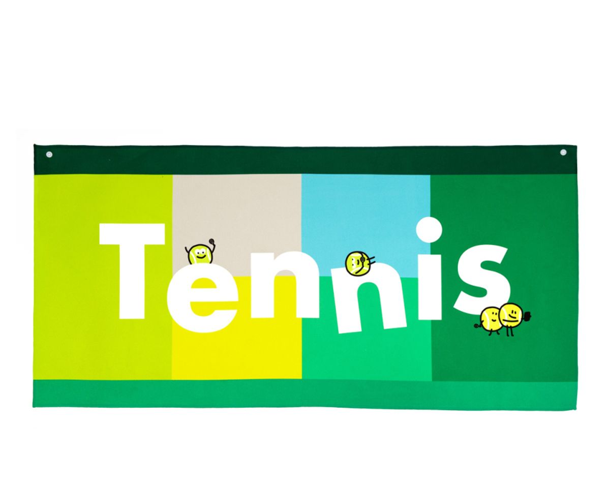 인볼(IN BALL) 테니스 스포츠 타월 그린 Tennis