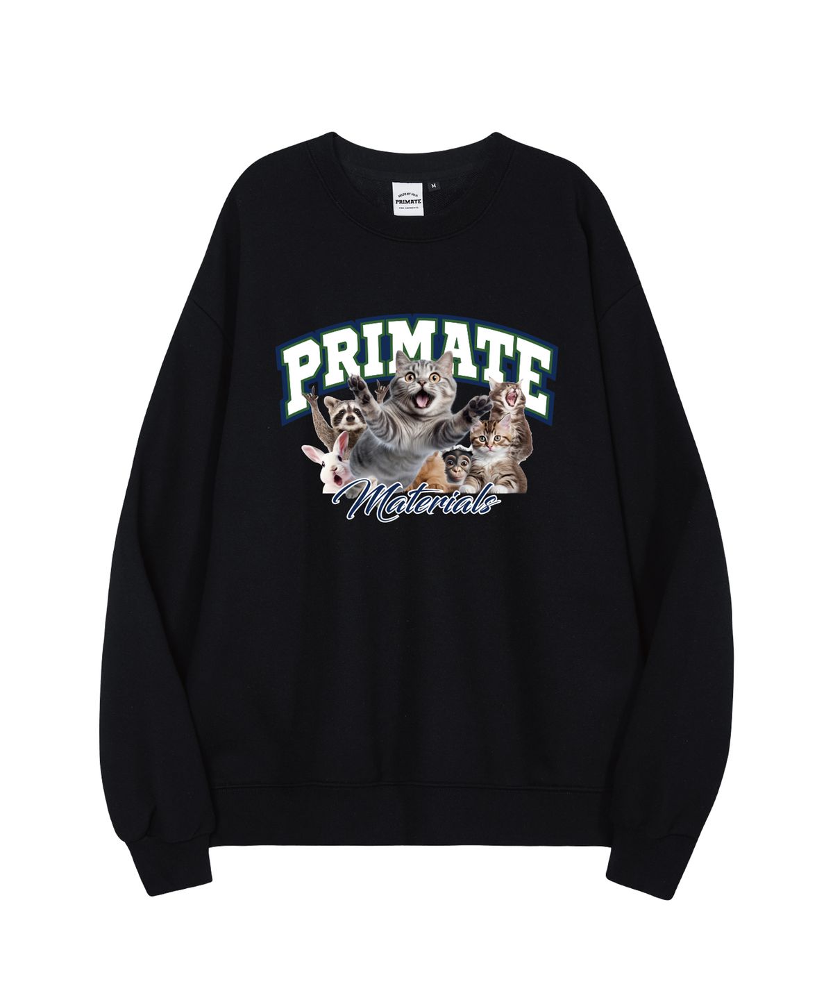 프라임에이트(PRIMATE) [기모/NO기모] PARTY 오버핏 맨투맨 6 COLORS