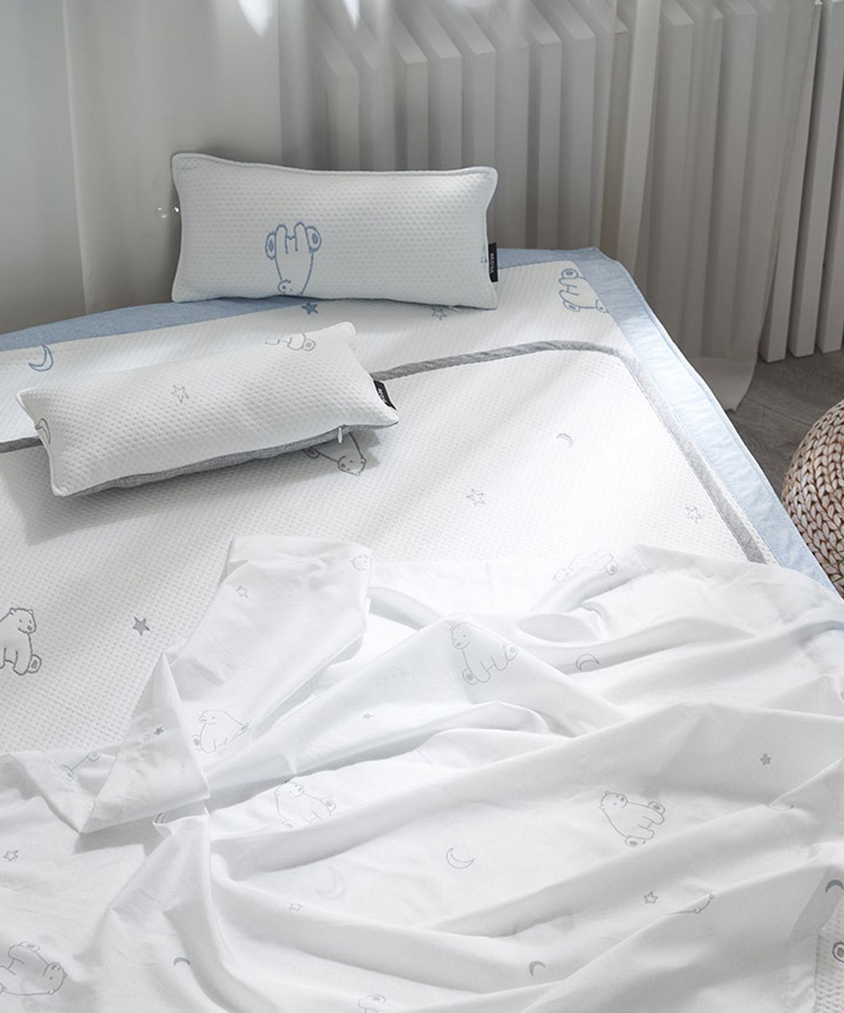 샤이닝홈(SHININGHOME) 아밍 드림베어 냉감 유아 여름 낮잠이불 모음 2컬러