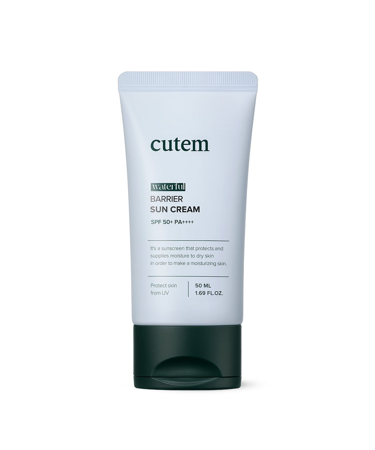 큐템(CUTEM) 워터풀 베리어 선크림 50ml
